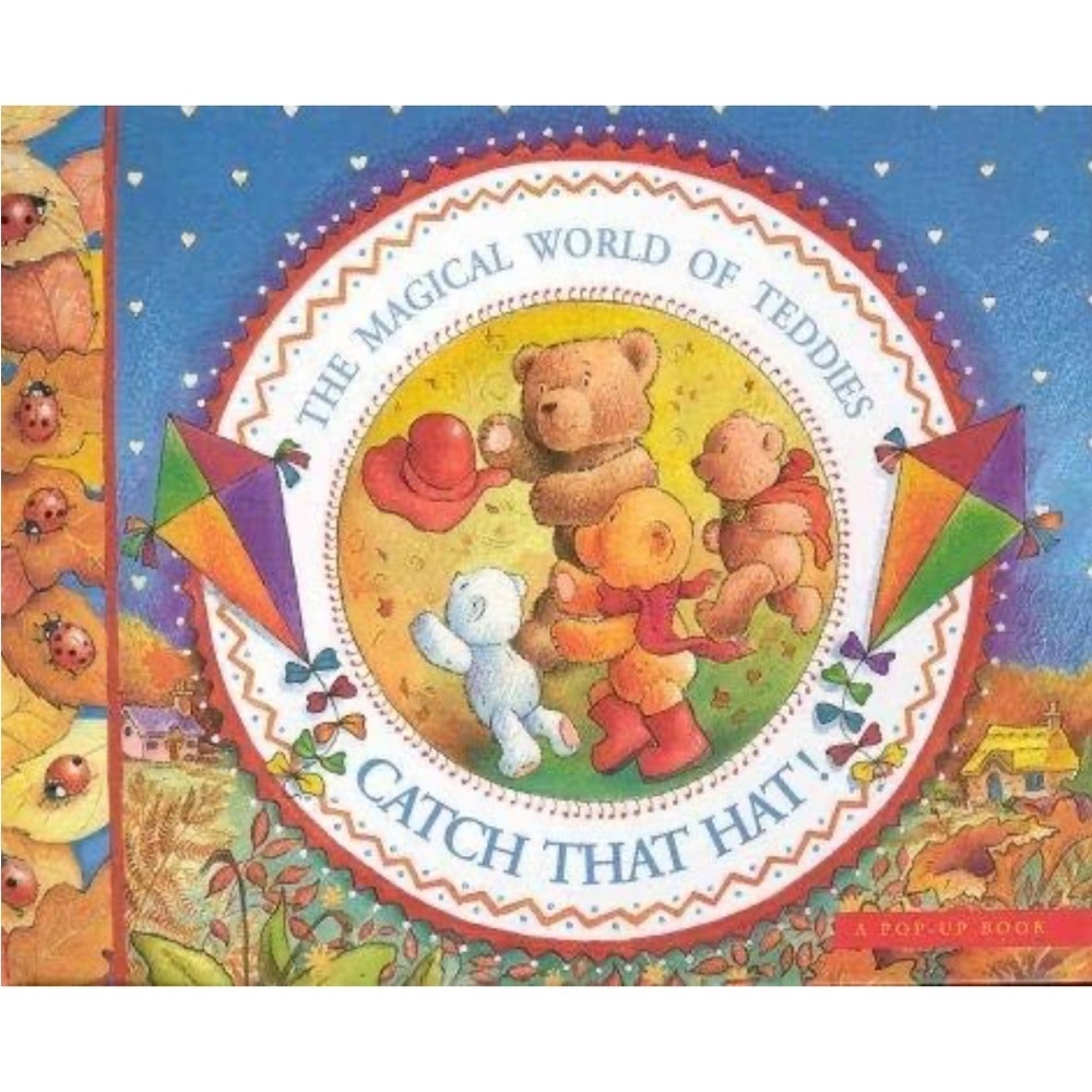 The Magical World of Teddies Catch That Hat! Childrens Pop up Book 2002 NWOT